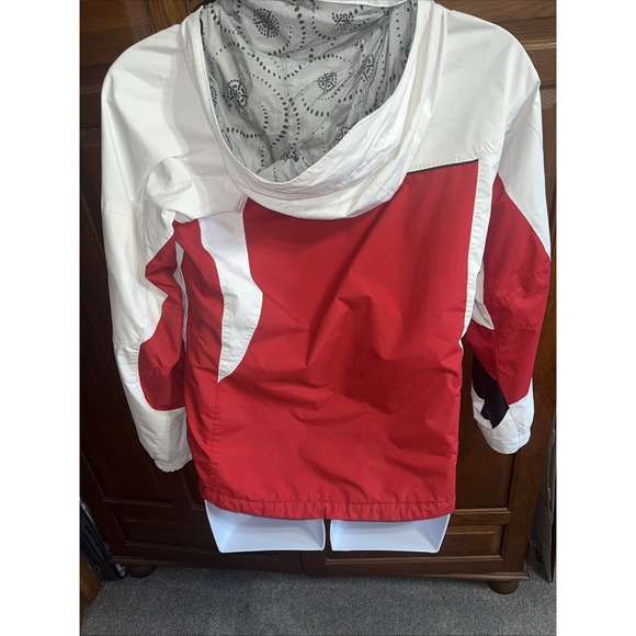 Columbia Sportswear Coat Women's M Red White Full Zip Lightweight CoreJacket - Picture 6 of 12
